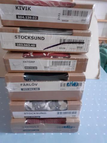 nieuwe hoes VOETENBANKJE, in de originele ikea verpakking