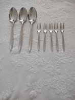 keltum durfine parelrand dinerlepels en gebaksvorkjes, Ophalen of Verzenden