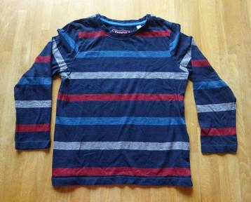 C&A Palomino T-shirt longsleeve blauw gestreept maat 116 beschikbaar voor biedingen