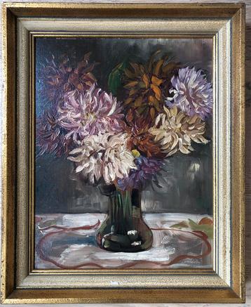 Schilderij: vaas met bloemen beschikbaar voor biedingen