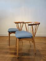 Set van 2 Deense eetkamerstoelen van Helge Sibast, No.6, Huis en Inrichting, Ophalen, Gebruikt, Twee, Bruin