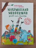 Joukje Akveld - Maximiliaan Modderman geeft een feestje, Ophalen of Verzenden, Zo goed als nieuw, Joukje Akveld, Prentenboek