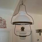 Brocante/vintage opaline lamp, Antiek en Kunst, Curiosa en Brocante, Ophalen of Verzenden