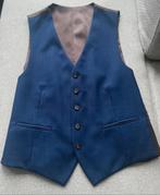Gillet maat 25 donkerblauw 2 x gedragen met een feest., Kleding | Heren, Kostuums en Colberts, Blauw, Ophalen of Verzenden, Zo goed als nieuw