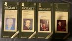 Mozart cassettebandjes in linnen map met beschrijving, 2 t/m 25 bandjes, Met bewaardoos, rek of koffer, Gebruikt, Ophalen of Verzenden