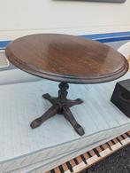 Antieke Houten Salontafel Rond, Antiek en Kunst, Ophalen