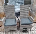 2 stuks Garden impressions VERSTELBARE RUGLEUNING STOELEN, Ophalen, Nieuw