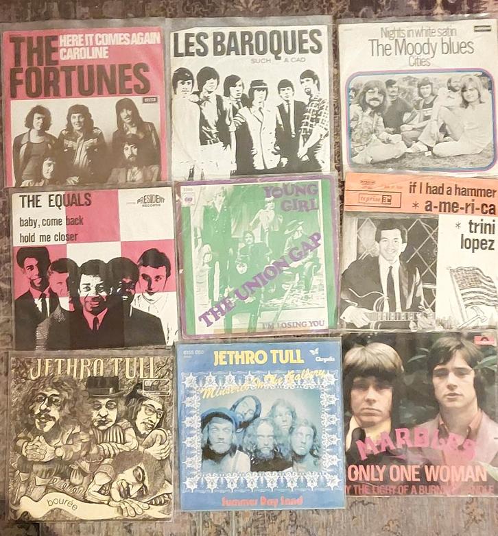 Diverse Jukebox singels, Cd's en Dvd's, Vinyl Singles, Gebruikt, Single, Pop, 7 inch, Ophalen of Verzenden