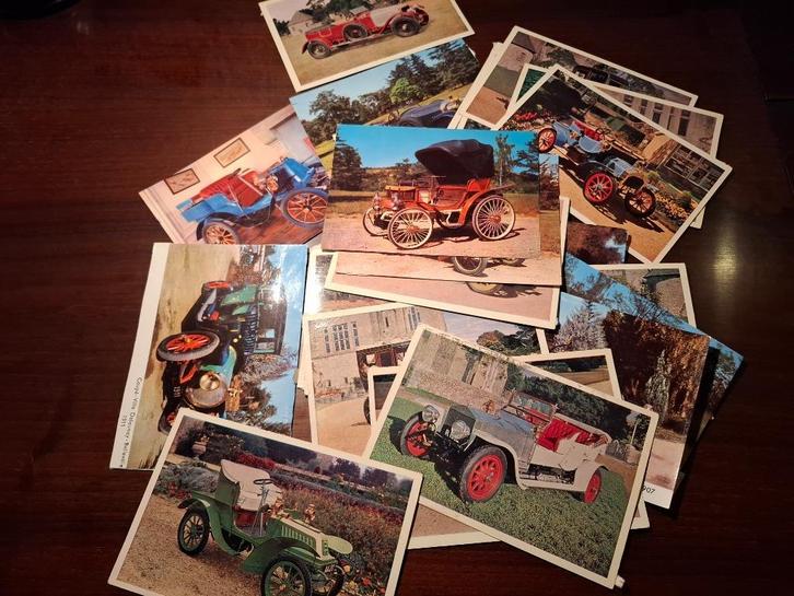 Ansichtkaarten - kaartencollectie van oldtimers, Verzamelen, Automerken, Motoren en Formule 1, Gebruikt, Auto's, Verzenden