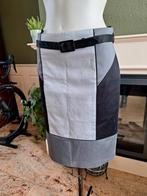 Coast colourblok grijs zwarte rok UK12 M 40 Gratis Verzenden, Kleding | Dames, Rokken, Maat 38/40 (M), Verzenden, Zo goed als nieuw