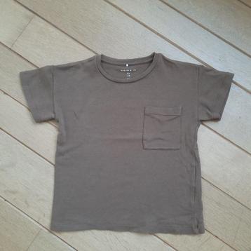 Name It t- shirt bruin maat 116 beschikbaar voor biedingen