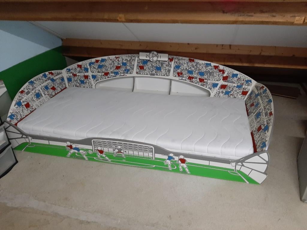 tienerbed, Huis en Inrichting, Slaapkamer | Bedden, Ophalen, Gebruikt, 90 cm, Eenpersoons