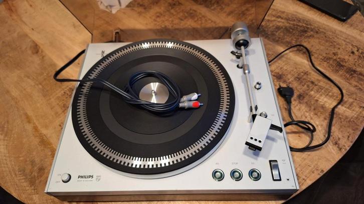 Philips GA212 platenspeler met GP400 element, Audio, Tv en Foto, Platenspelers, Gebruikt, Platenspeler, Philips, Ophalen of Verzenden