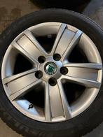 Winterbanden 5x112 - Skoda/VW, Ophalen, Gebruikt, 15 inch, Banden en Velgen