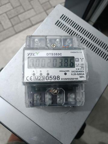 Tussen Meter kWh meter  Dinrail Digitaal MID GEKEURD

Nog
 beschikbaar voor biedingen