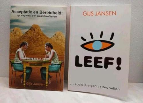 Gijs Jansen - Leef! & Acceptatie en bereidheid €20.00 vaste, Boeken, Psychologie, Zo goed als nieuw, Ophalen of Verzenden