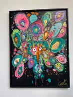 Kleurrijke Pauw Kunst van Carin Art, Ophalen of Verzenden