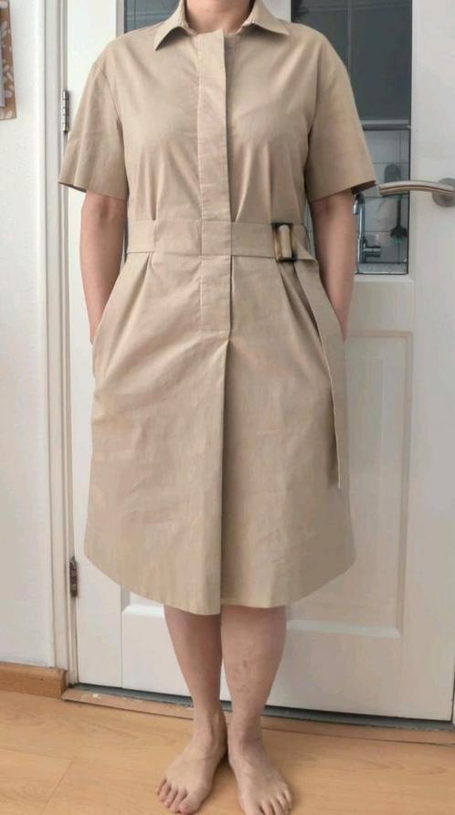 Natan stijlvolle hemd jurk maat 38/M, Kleding | Dames, Jurken, Zo goed als nieuw, Maat 38/40 (M), Beige, Boven de knie, Ophalen of Verzenden