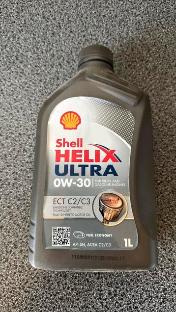 Motor olie Shell Helix Ultra ECT C2/C3 OW30 beschikbaar voor biedingen