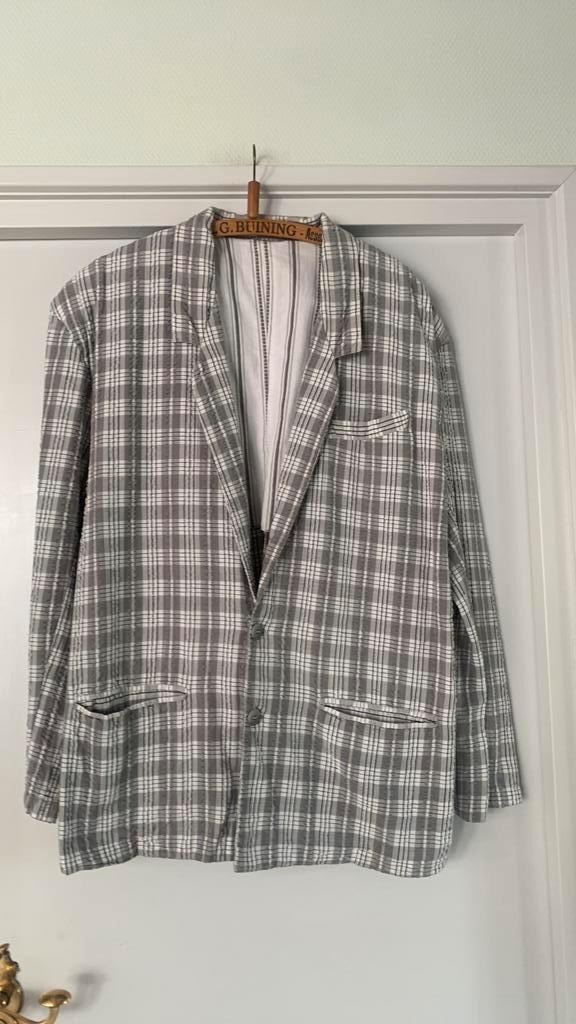 Vintage Geruit Design zgan Heren Colbert Jasje mt L jaren 60, Kleding | Heren, Kostuums en Colberts, Zo goed als nieuw, Maat 52/54 (L)