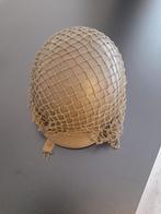 Legerhelm met net, Ophalen of Verzenden, Landmacht, Nederland, Helm of Baret