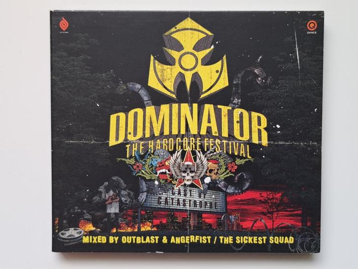 Dominator Hardcore Festival 2012 2CD Outblast Angerfist gabb, Cd's en Dvd's, Cd's | Dance en House, Zo goed als nieuw, Techno of Trance