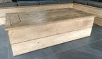 Steigerhouten salontafel, Ophalen, Zo goed als nieuw, Rechthoekig, Hout