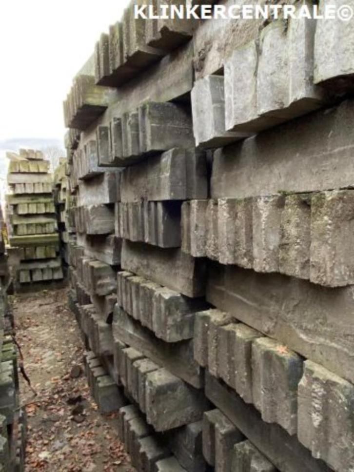 ROOIKORTING 3.000 STUKS BETONBANDEN 13/15X20X100cm, Tuin en Terras, Tegels en Klinkers, Gebruikt, Overige typen, Beton, 10 m² of meer
