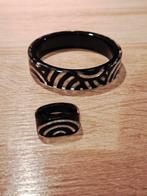 Zsiska armband en ring, Ophalen of Verzenden, Zo goed als nieuw, Overige kleuren, Overige materialen