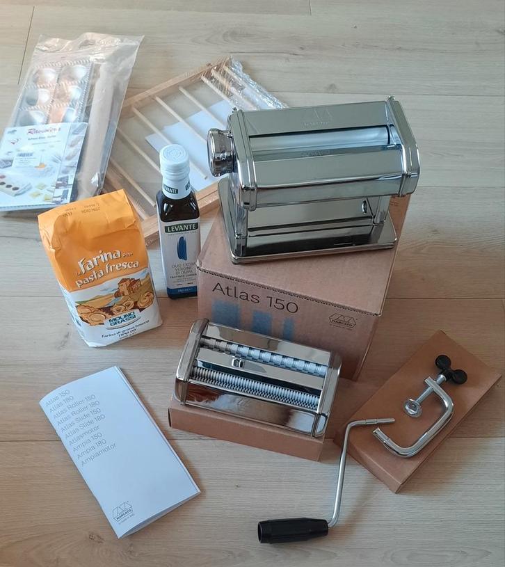 Marcato Atlas 150 Pastamachine - Nieuw!, Hobby en Vrije tijd, Knutselen, Nieuw, Gereedschap of Toebehoren, Ophalen of Verzenden