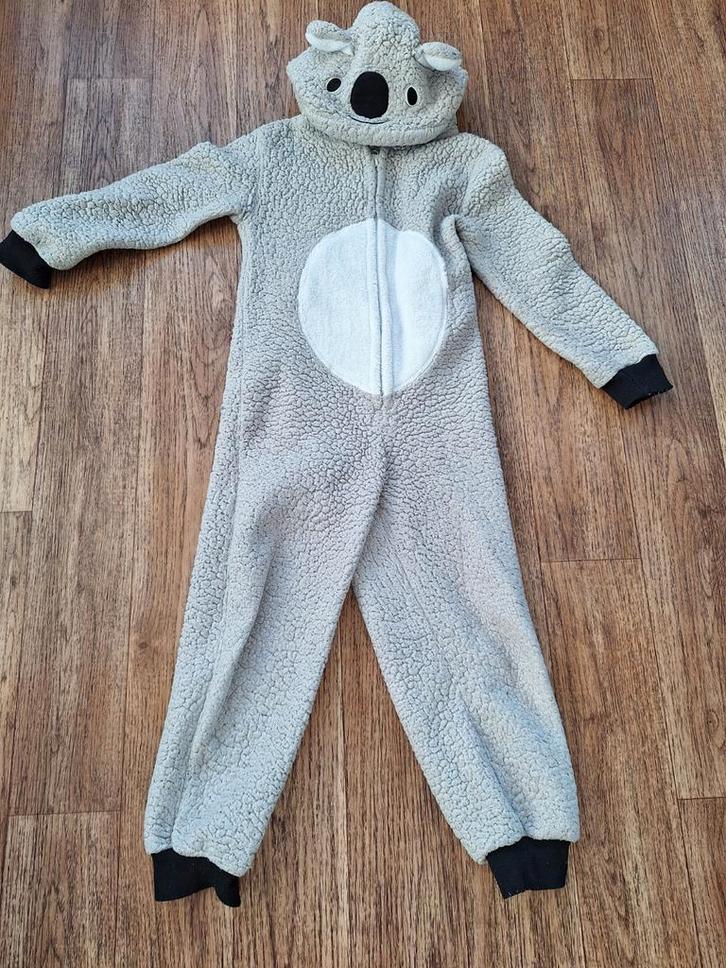 koala dieren onesie maat 122 128 5-6 jaar, Kinderen en Baby's, Carnavalskleding en Verkleedspullen, Jongen of Meisje, 122 t/m 128