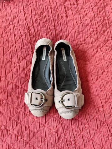 Lamica ballerina’s, taupe suède, maat 39 beschikbaar voor biedingen