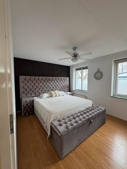 Boxspring met opbergruimte 180x200cm, Huis en Inrichting, Slaapkamer | Complete slaapkamers, Zo goed als nieuw, Tweepersoons, Ophalen of Verzenden