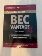 BEC Vantage 4 Cambridge Engels, Ophalen of Verzenden, Zo goed als nieuw, Non-fictie