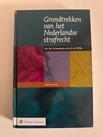 Grondtrekken Nederlands Strafrecht - Kronenberg & de Wilde, Boeken, Studieboeken en Cursussen, Ophalen of Verzenden, Gamma, Zo goed als nieuw
