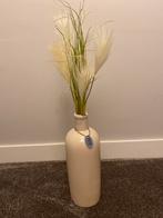 Decoratieve Vaas met Pluimen, Overige kleuren, Aardewerk of Porselein, Ophalen of Verzenden, Zo goed als nieuw