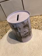 Leuke spaarpot, Verzamelen, Spaarpotten, Ophalen of Verzenden, Zo goed als nieuw, Metaal of Blik