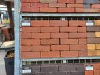 55.6m2 Restpartij gebakken klinkers dikformaat rood bruin, Ophalen, Gebruikt, Keramiek, Klinkers