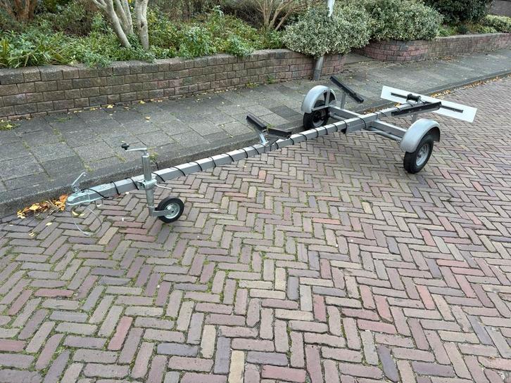 Boot trailer aanhanger kar rib rubberboot spitfire 4,20 M., Watersport en Boten, Boottrailers, Gebruikt, Overige typen, Minder dan 1500 kg