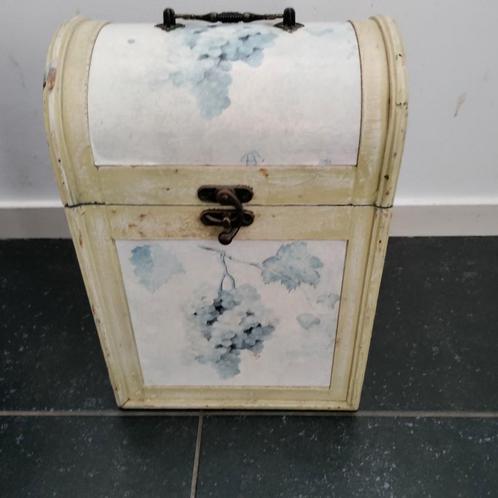 Vintage,Brocante,WIJN,Fles,kist,Druif,WIJNKIST,WIJNDOOS, Antiek en Kunst, Curiosa en Brocante, Ophalen of Verzenden