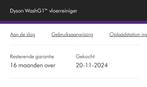 Dyson washg1, Witgoed en Apparatuur, Ophalen, Zo goed als nieuw, 2000 watt of meer, Waterstofzuiger