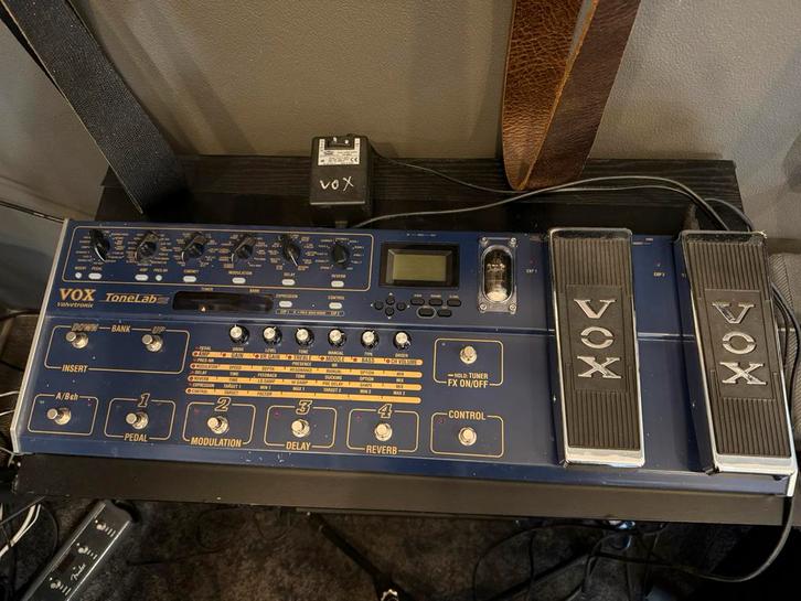 Te koop Vox Tonelab SE met flight case, Muziek en Instrumenten, Effecten, Gebruikt, Chorus, Delay of Echo, Distortion, Overdrive of Fuzz