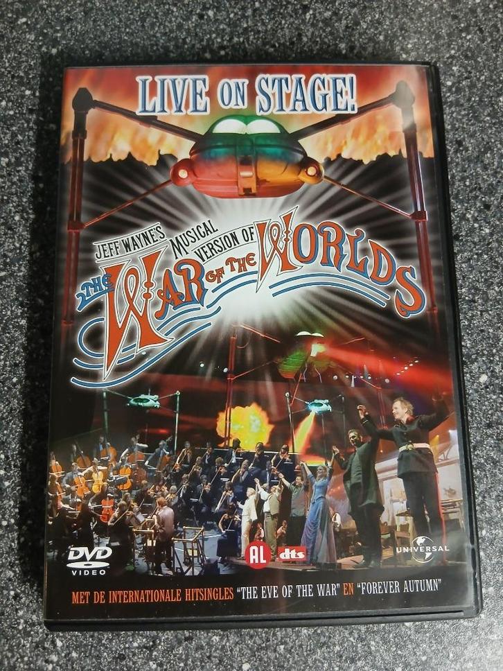 Dvd The War of the worlds - Live on stage, Cd's en Dvd's, Dvd's | Muziek en Concerten, Gebruikt, Alle leeftijden, Ophalen of Verzenden
