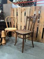 Antieke Fischel Thonet-stijl stoel met rieten zitting, Antiek en Kunst, Antiek | Meubels | Stoelen en Banken, Ophalen of Verzenden
