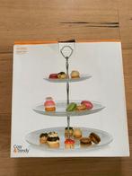 4x glazen etagere, compleet in doos, Huis en Inrichting, Woonaccessoires | Etagères, Ophalen, Gebruikt