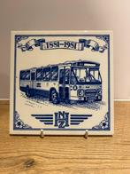 NZH busmaatschappij - Royal Delft Tegel 15x15 cm, Ophalen of Verzenden