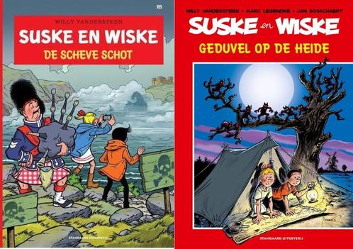 2x Suske en Wiske: Geduvel op de heide + 355 De scheve Schot, Boeken, Stripboeken, Gelezen, Meerdere stripboeken, Ophalen of Verzenden