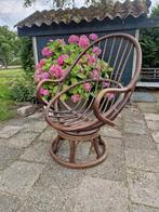 Houten draaistoel, Huis en Inrichting, Fauteuils, Ophalen, Gebruikt