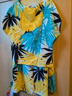 Fleurig Zomerpakje. Maat 40/42. Blouse en rok met elastiek., Ophalen of Verzenden, Zo goed als nieuw, Maat 38/40 (M), Onder de knie