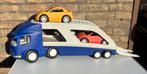 Little Tikes Transporterauto Blauw + gele & rode auto’s, Kinderen en Baby's, Speelgoed | Buiten | Los speelgoed, Ophalen of Verzenden